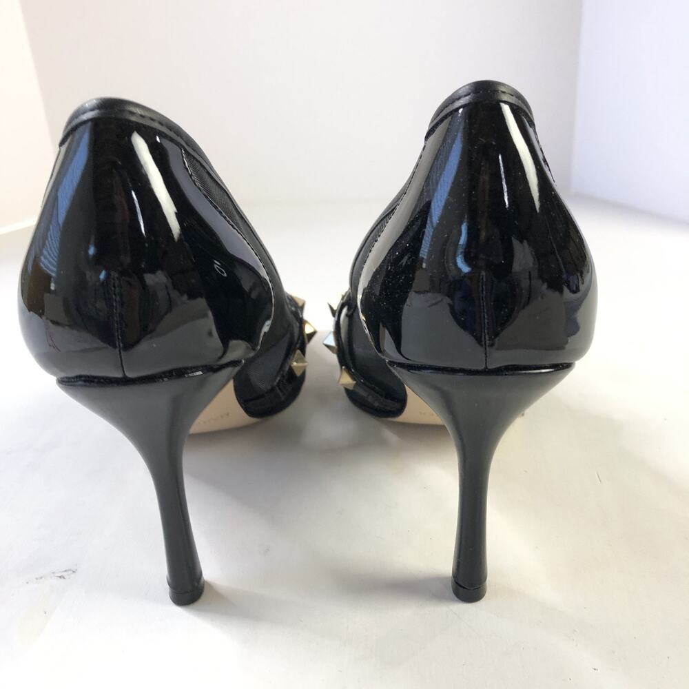 Marc Fisher NEW 8.5M Stiletto Studded Patent Leather Pointed Toe Heels Black - Picture 7 of 13